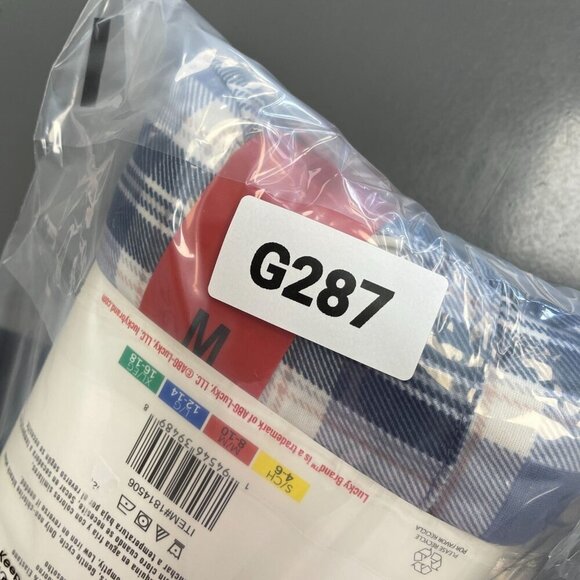 NEW Lucky Brand Women's M 2-Pack Straight Leg Lounge Pants With Drawstrings Blue - Picture 4 of 4